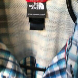 THE NORTH FACE MEN SHORT SLEEVE SHIRT SZ L NEVER STOP EXPLORING